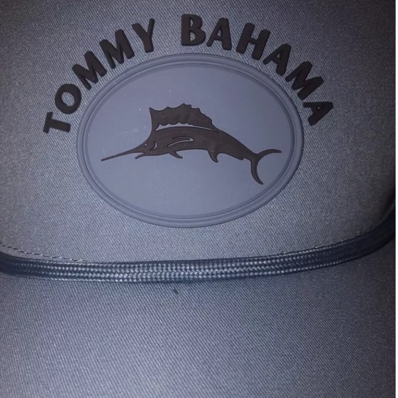NEW - Tommy Bahama BLUE Mesh Rope Hat - Adjustable - Trucker- Fishing - Golf - Picture 4 of 5